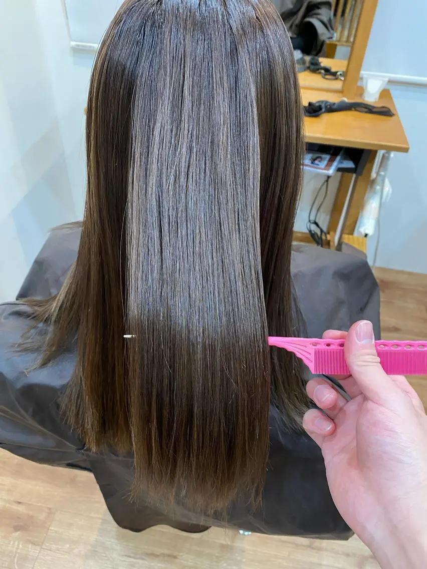 ロング 髪質改善&縮毛矯正 カット/soyaのヘアスタイル
