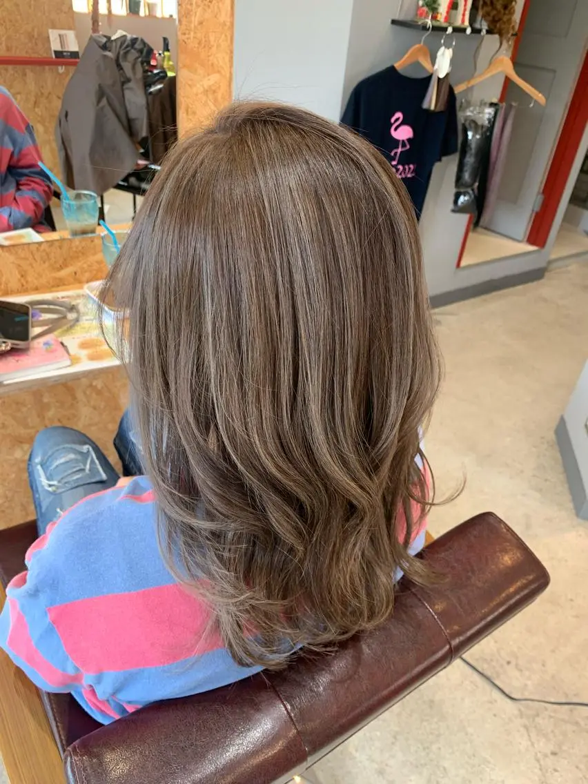 セミロング カラー stylist N0Nのヘアスタイル