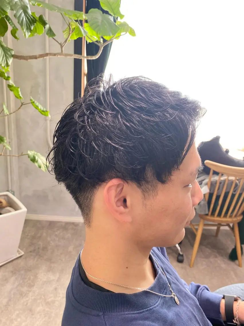 メンズ マッシュ 大久保 優香のヘアスタイル