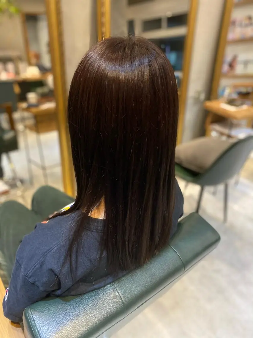 セミロング glowm店長 加藤翔太のヘアスタイル
