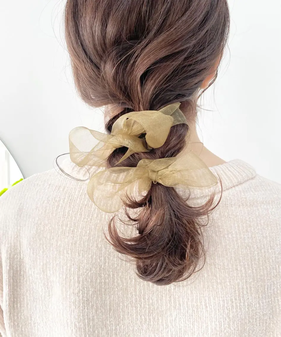 ミディアム カラー ヘアアレンジ ひなの .のその他イメージ