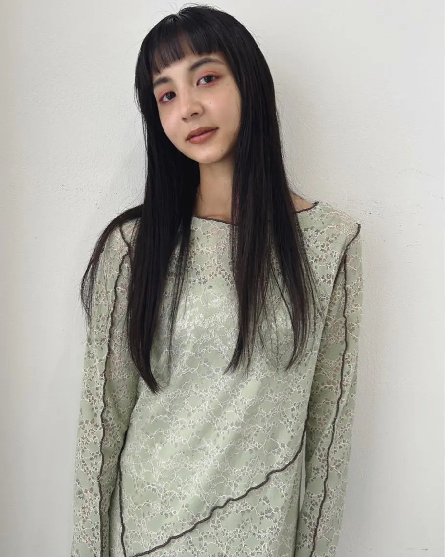 ロング ロング オン眉 カット トリートメント 村上雅人 ナチュラルモードのヘアスタイル