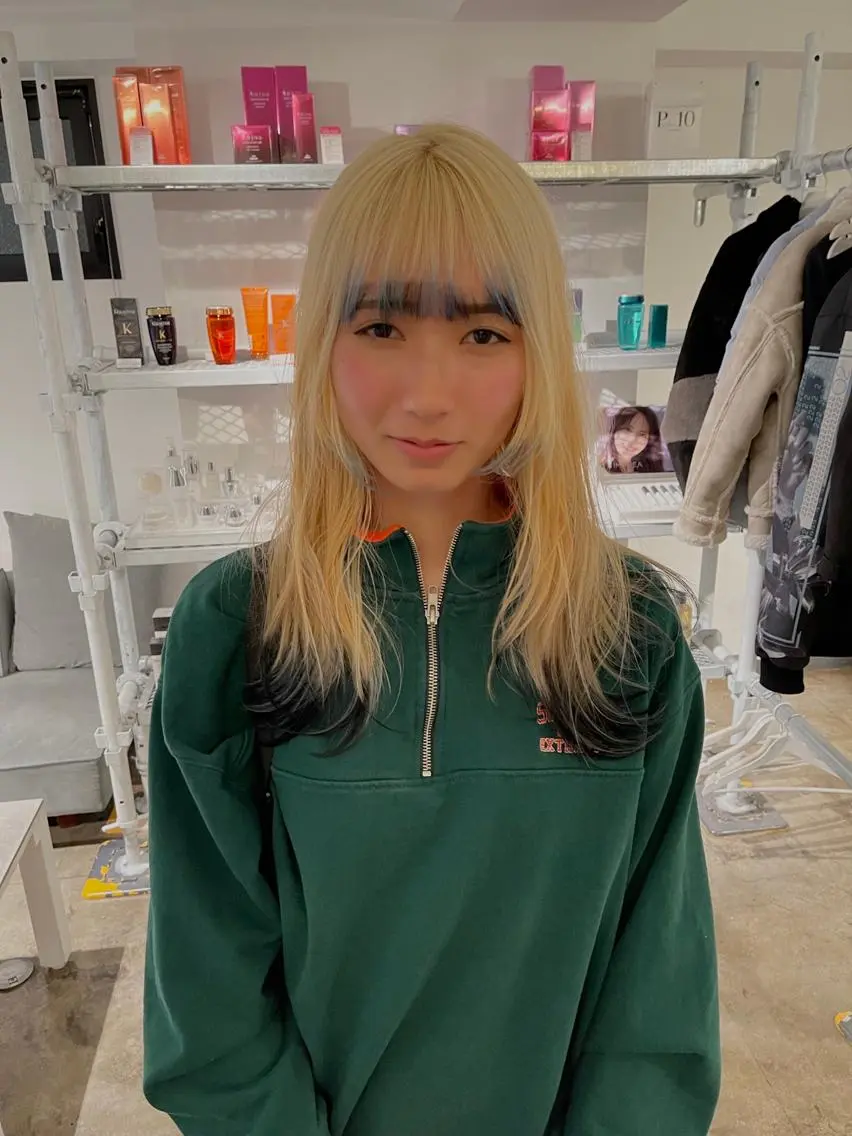 ロング 外国人風カラー ハイライト レイヤーカット 似合わせカット ウルフカット メンズケアブリーチ 特化🔥村田のヘアスタイル