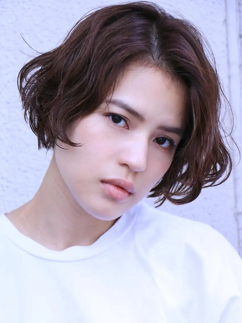 ショート カット ヘアカラー トリートメント 一ノ瀬 暁のヘアスタイル