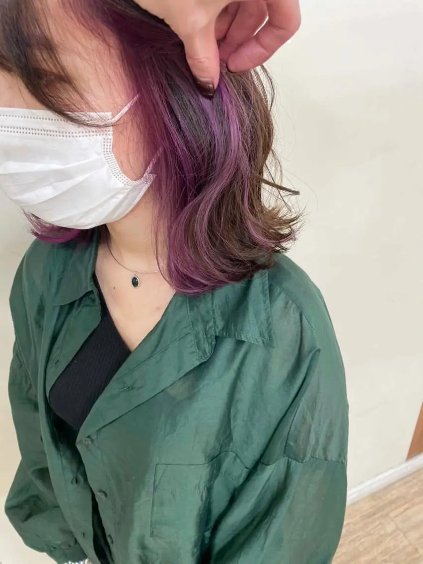 カラー SALOWIN栄 高須大貴のヘアスタイル