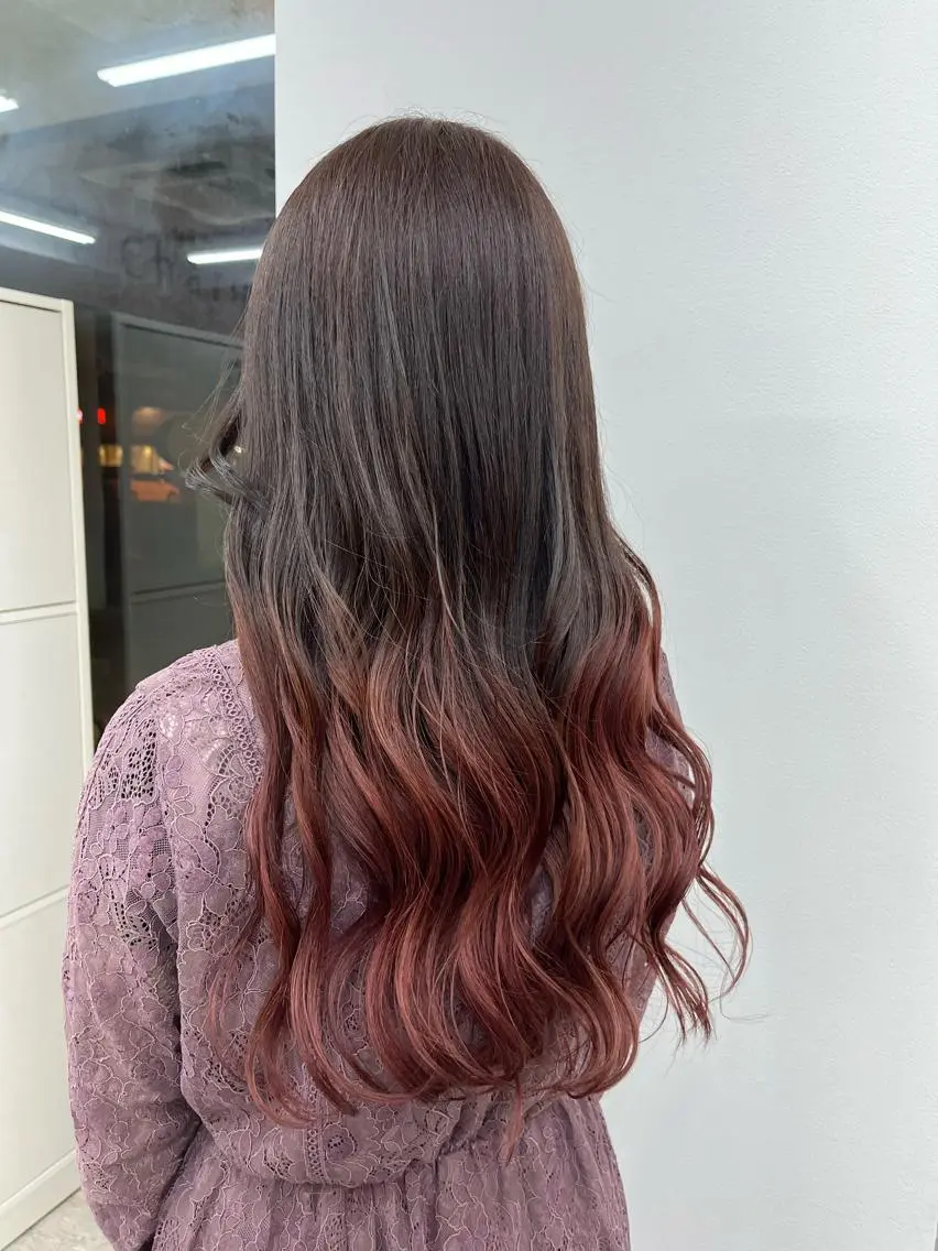 ロング カラー ヘアカラー 🍓若山 未羽🍓 ReCharme新保のヘアスタイル