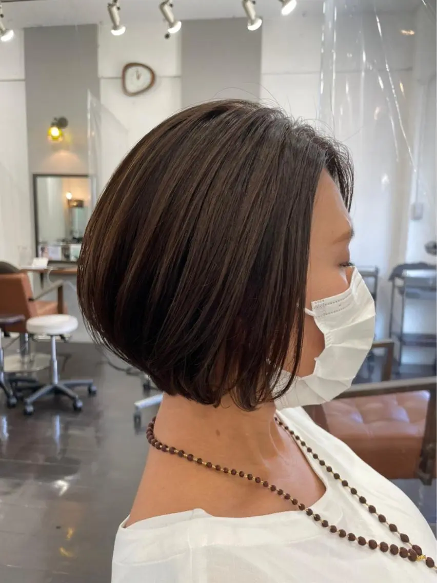 ショート ボブ カット トリートメント N°number大分 ナンバーmikotoのヘアスタイル