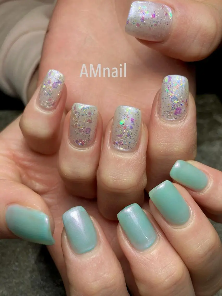 ネイル アートネイル 持ち込み ハンドネイル Am:nail 柏 SUE（スゥ）のネイルデザイン
