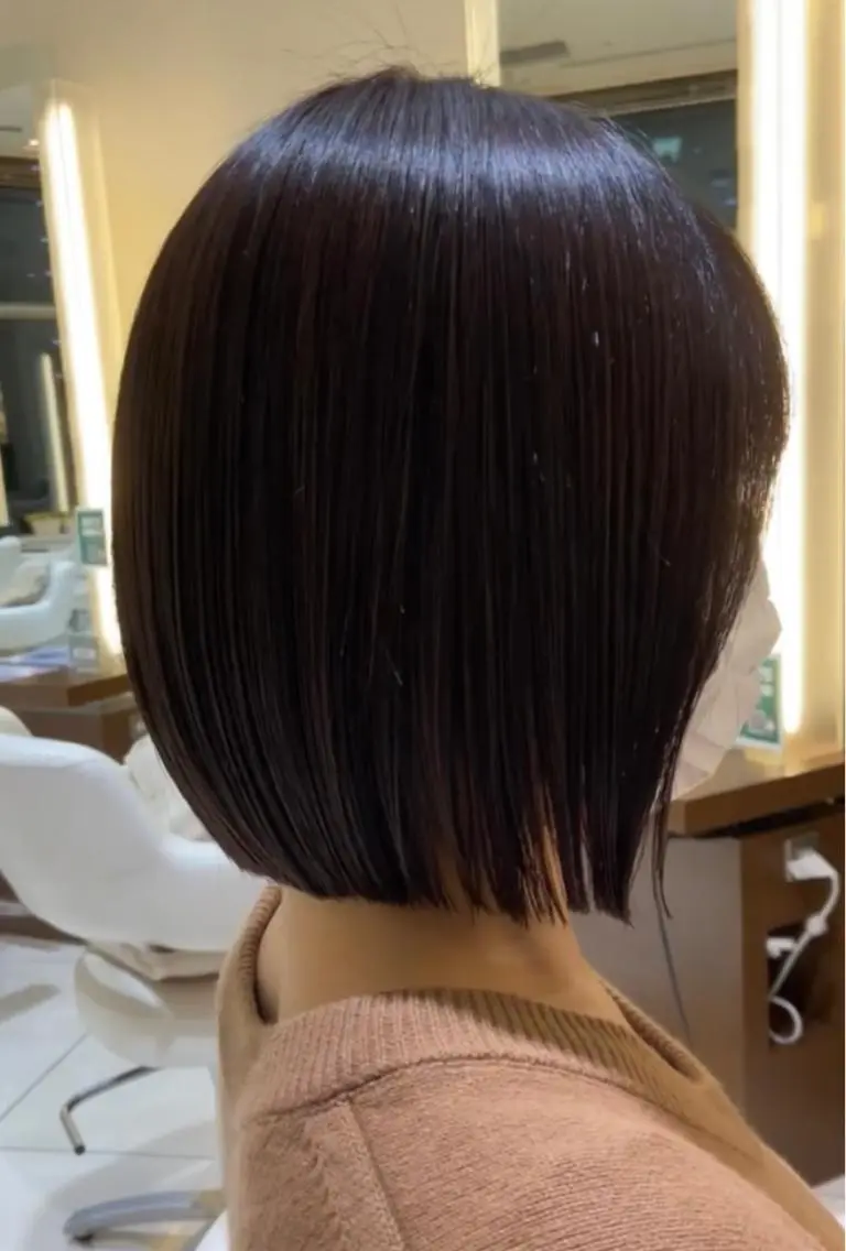 ミディアム 岡野 舜のヘアスタイル