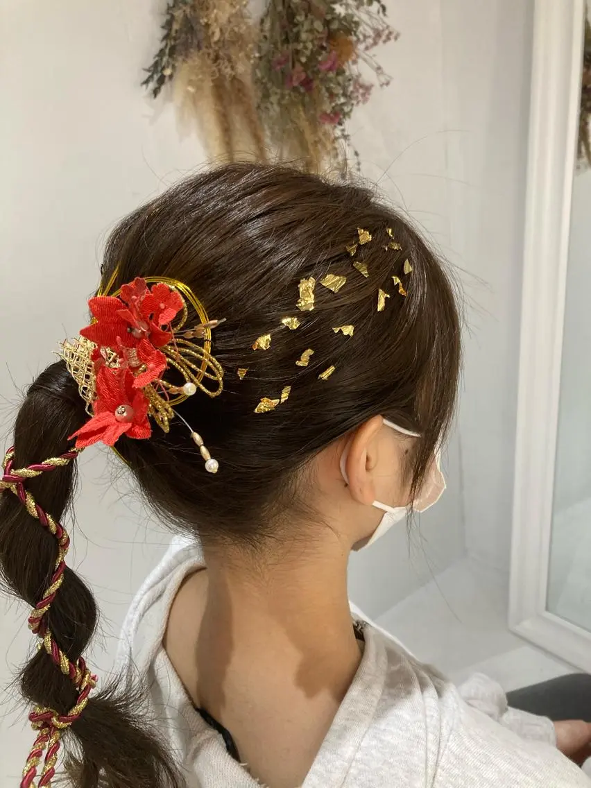 ヘアアレンジ 成人式 結婚式・ブライダル 卒業式のヘアスタイル ヘアメイクサロン viviのヘアスタイル