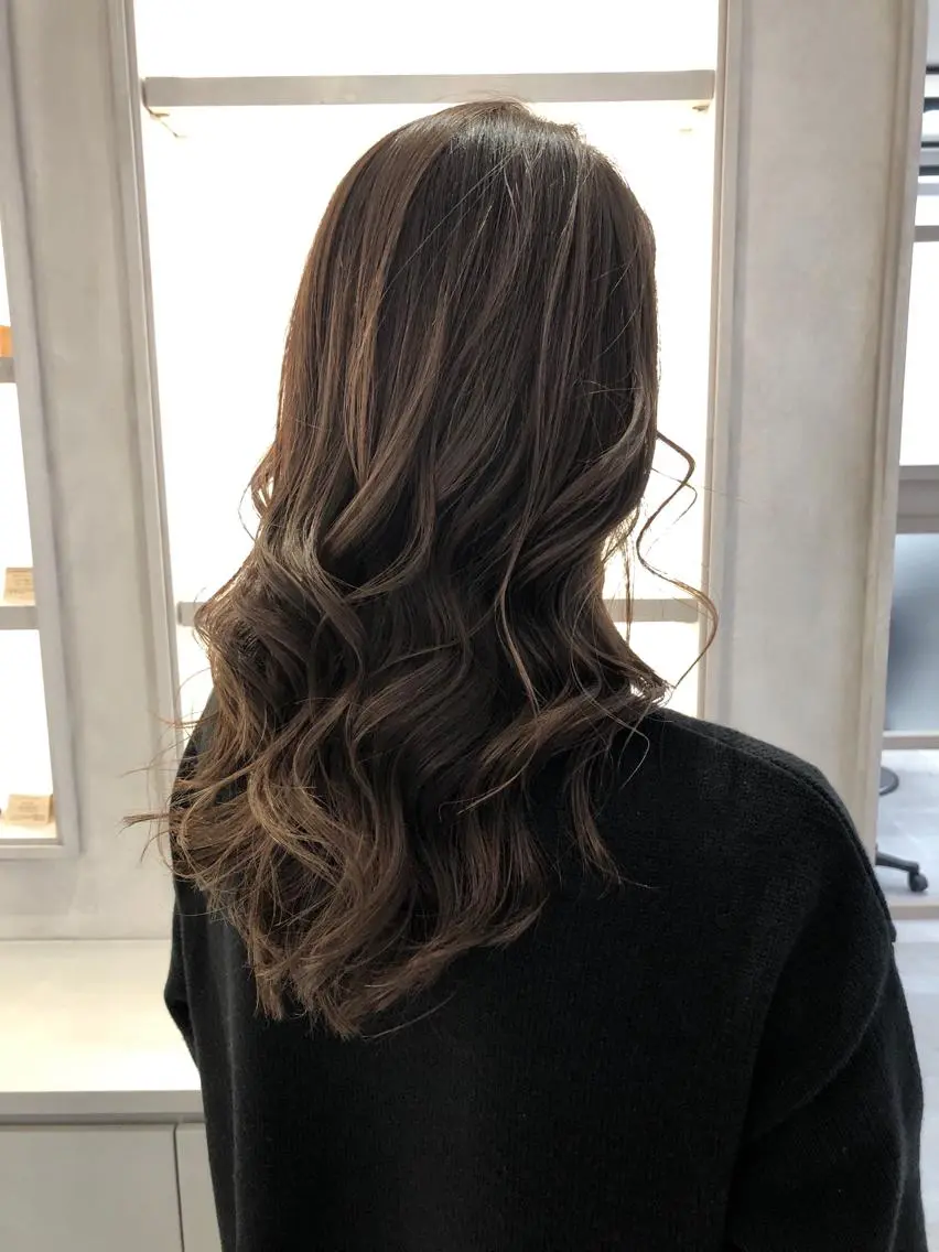 ロング カラー ヘアアレンジ カット ヘアカラー トリートメント 天野 涼のヘアスタイル