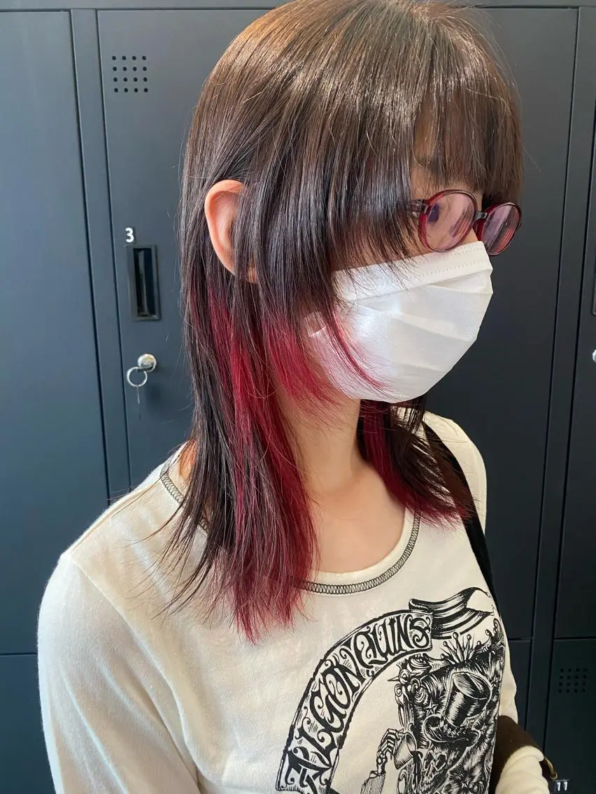 セミロング カラー ウルフカット ひきたみさと 大阪福島/スパニストのエステ・リラクイメージ