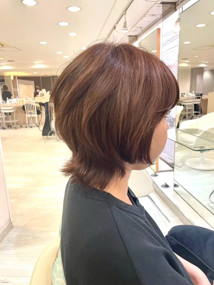 ショート カラー パーマ ウルフカット カット ヘアカラー 大宮CENTRAL 店長西川凌史のヘアスタイル