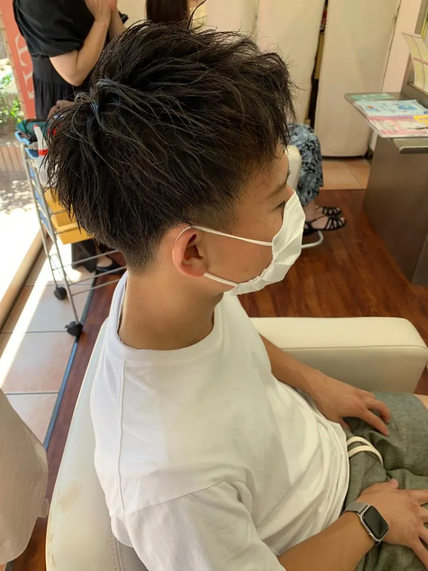 ショート メンズ カット ヘッドスパ 👑メンズパーマ👑 中谷 陸のヘアスタイル