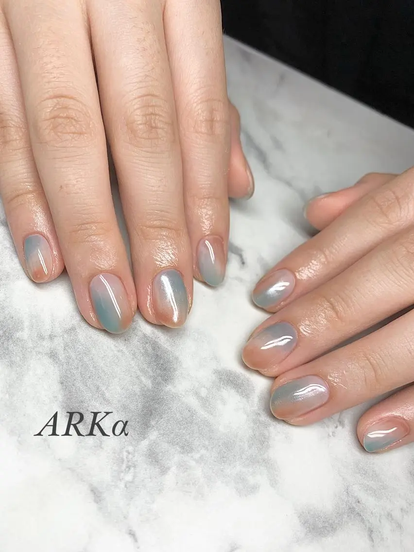 ショート ネイル ハンドネイル Nailsalon ARKαのネイルデザイン