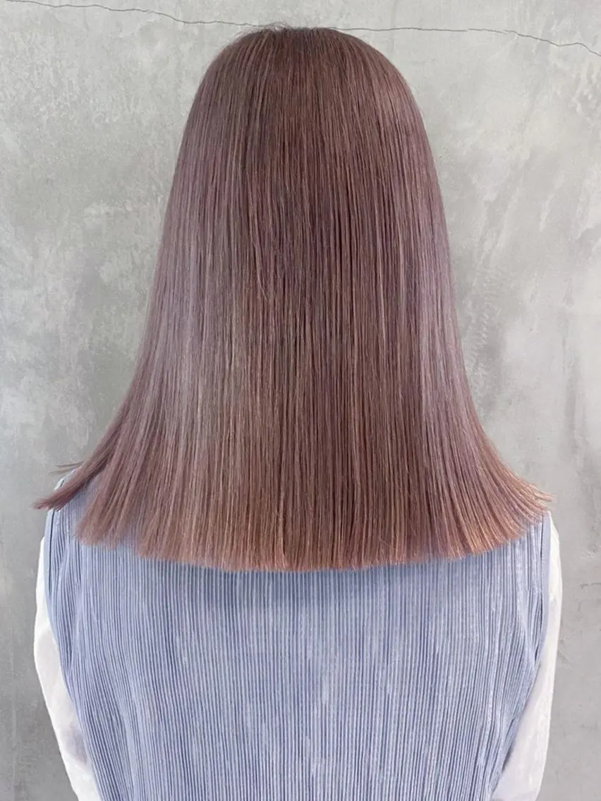ミディアム カラー ラベンダーカラー ITbyALBUM 下北沢店のヘアスタイル
