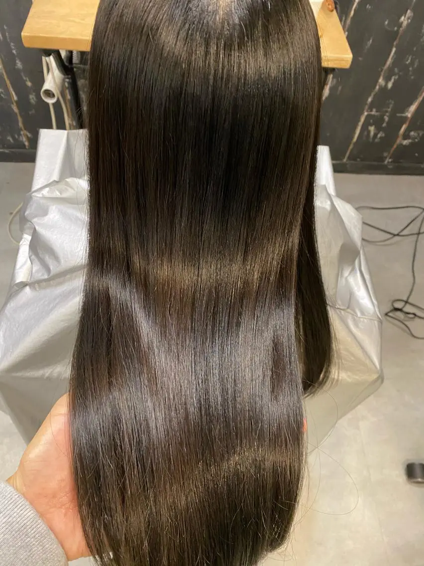 セミロング ヘアアレンジ 髪質改善 トリートメント 酸性ストレート カット 縮毛矯正 トリートメント 綺麗な髪質にしたい方 限定🌈清水　祥のヘアスタイル
