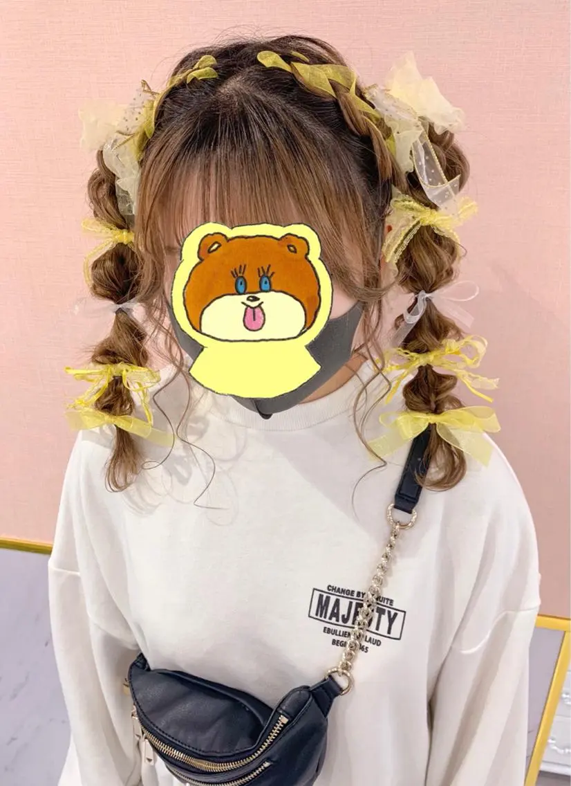 セミロング ヘアアレンジ ヘアセット Aries🫧 missa𓂃🤍のヘアスタイル
