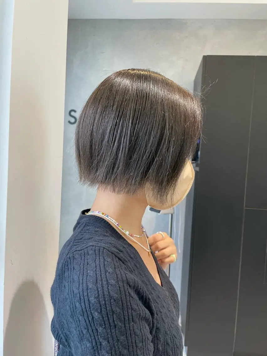 ショート カラー ヘアカラー トリートメント メンズ特化 パーマ/オザワのヘアスタイル