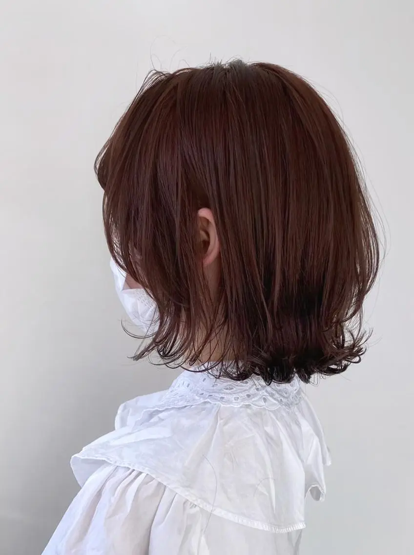 ショート カラー ヘアカラー ENIF ツキのヘアスタイル