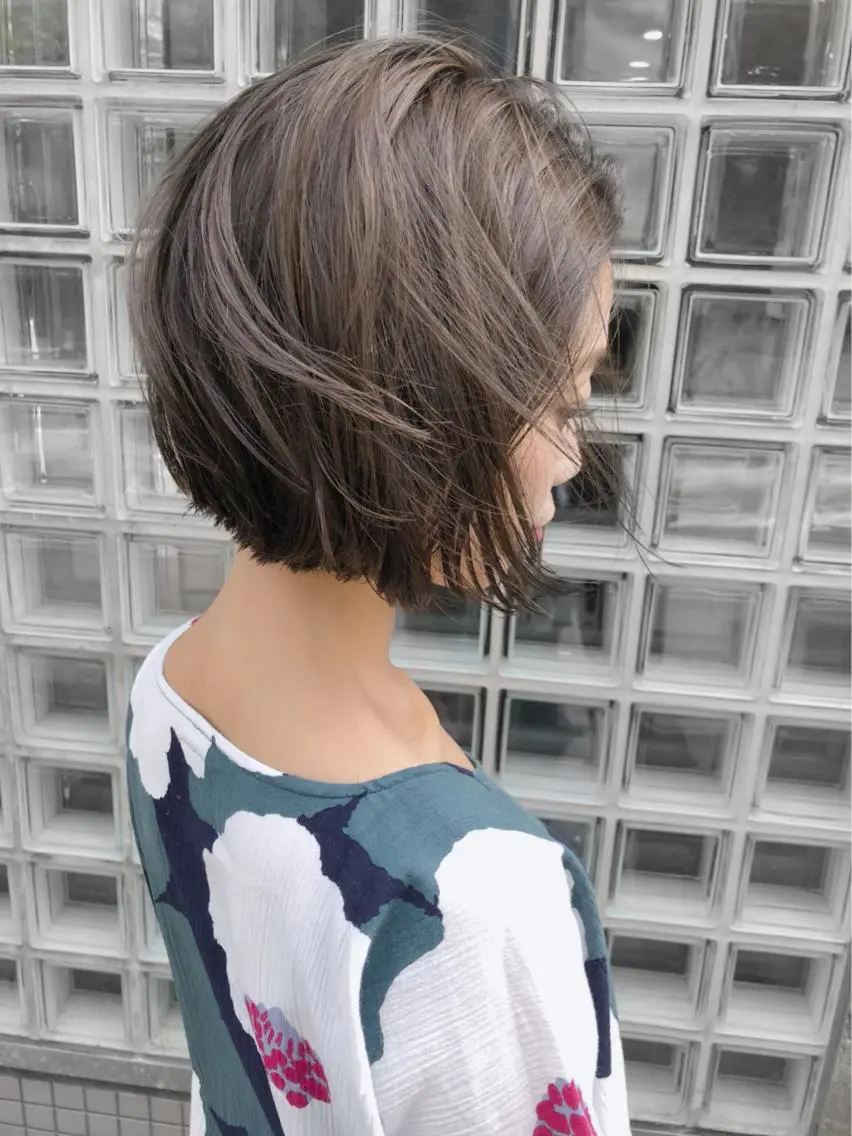 ショート カット ヘアカラー トリートメント 大西 直人のヘアスタイル