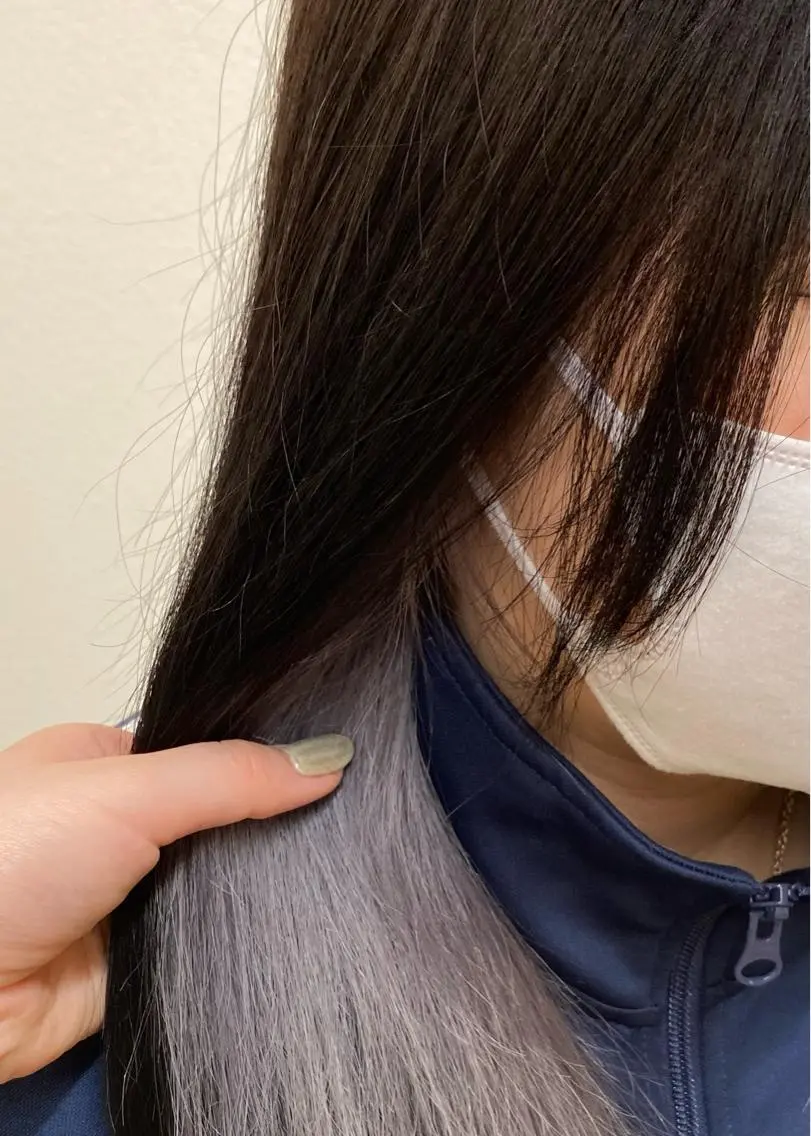 カラー インナーカラー シルバー カット ヘアカラー トリートメント MISAKI /モテ愛されのヘアスタイル