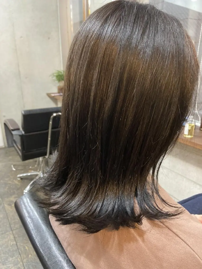 ミディアム 縮毛矯正 トリートメント S. ERIのヘアスタイル
