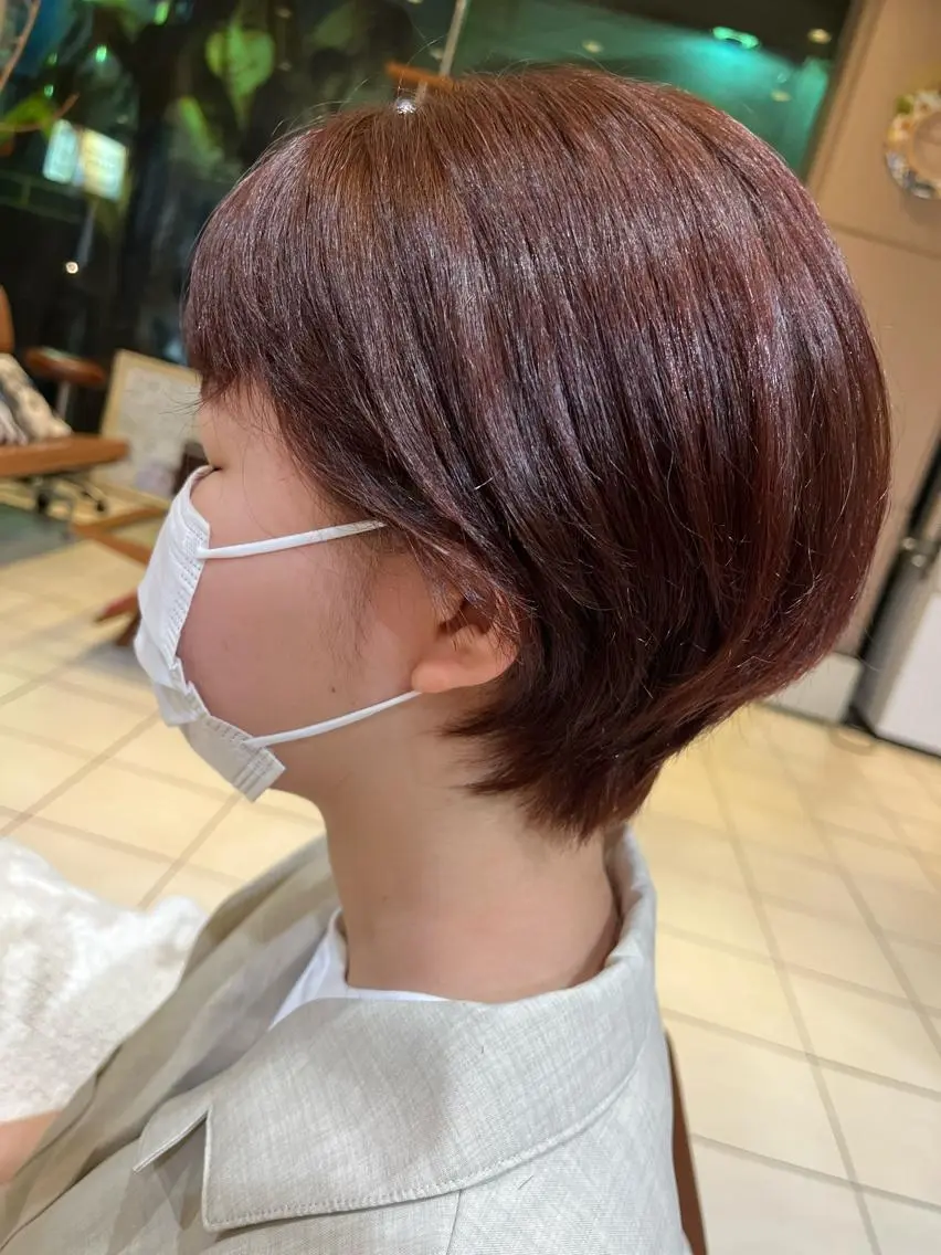 ショート カラー カット ヘアカラー トリートメント ハイトーンカラー🩵 耳ツボジュエリー👂のその他イメージ