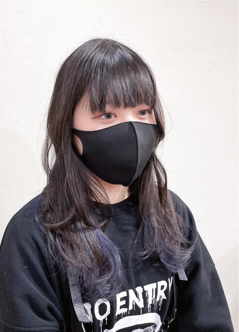 セミロング かんばら りょーいのヘアスタイル