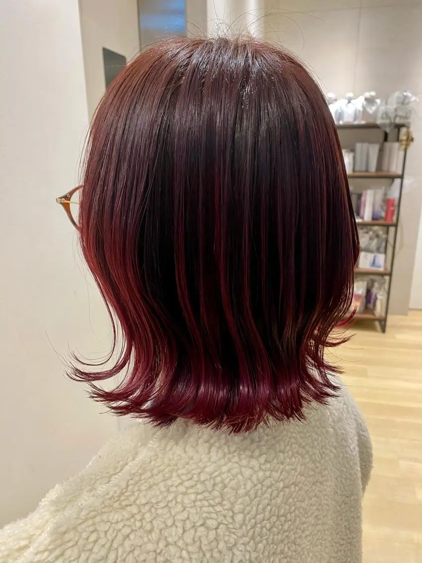 ミディアム カラー 韓国風・ブリーチなし ・あり後藤 一斗店長のヘアスタイル