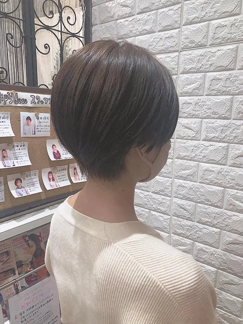 ショート ショートヘア 艶髪 ♡Tomiyaのヘアスタイル