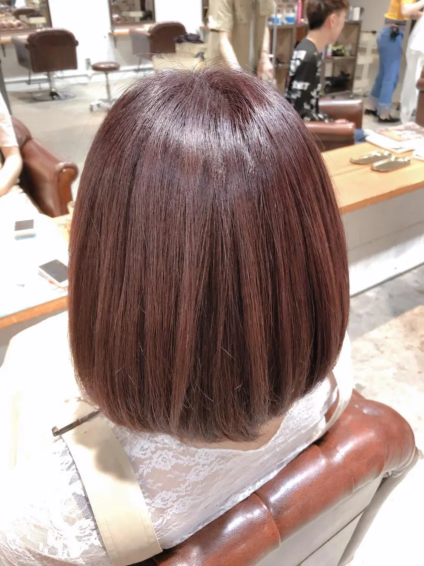 ショート カラー ラベンダーカラー ピンクカラー ピンクラベンダー ヘアカラー トリートメント ⭐️ハイクオリティ カラー杉本雄志⭐️のヘアスタイル