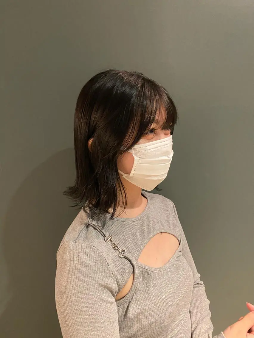 ミディアム カラー ヘアカラー トリートメント stylist トモヤのヘアスタイル