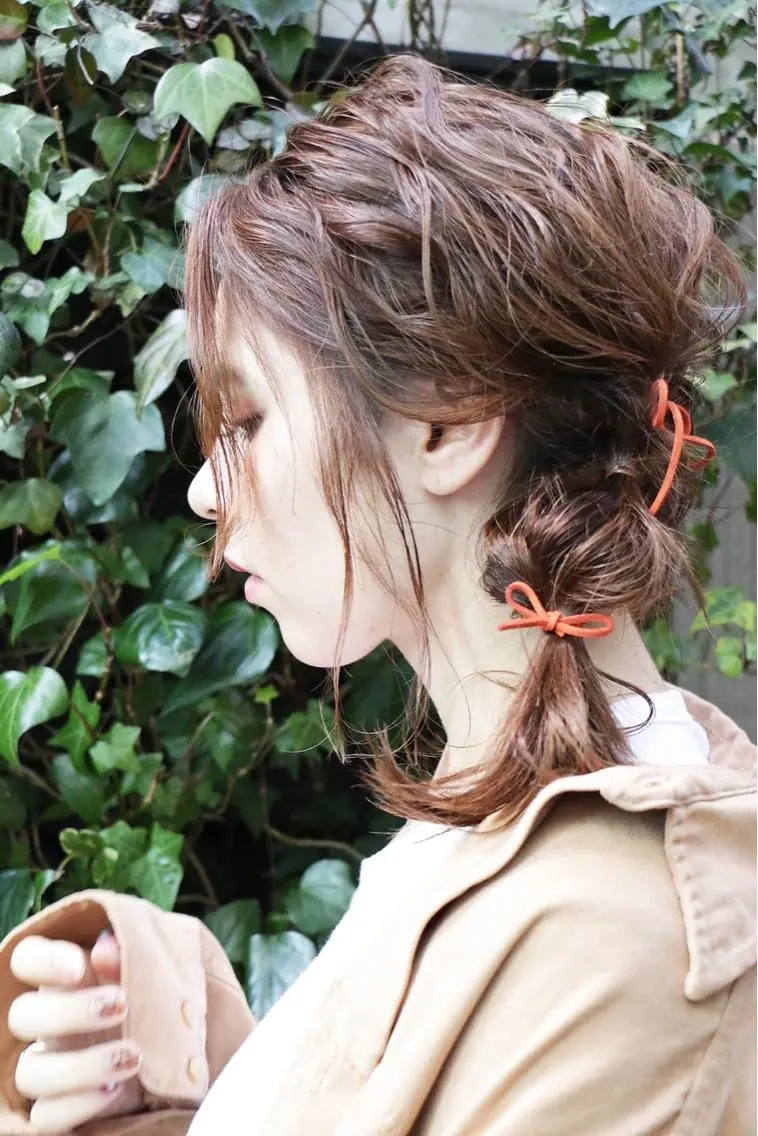 ミディアム カット トリートメント 一ノ瀬 暁のヘアスタイル