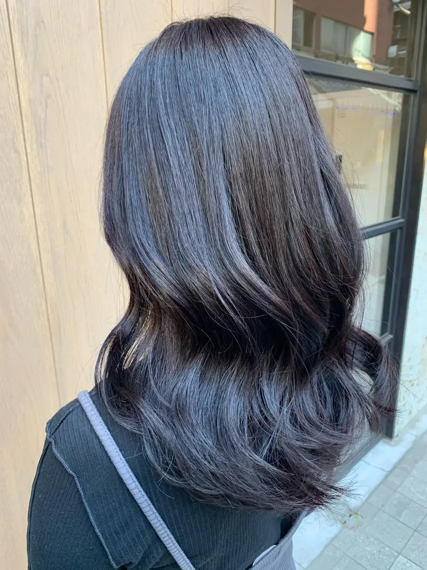 セミロング カット ヘアカラー トリートメント 🌟美髪縮毛矯正🌟 吉田冴一のヘアスタイル