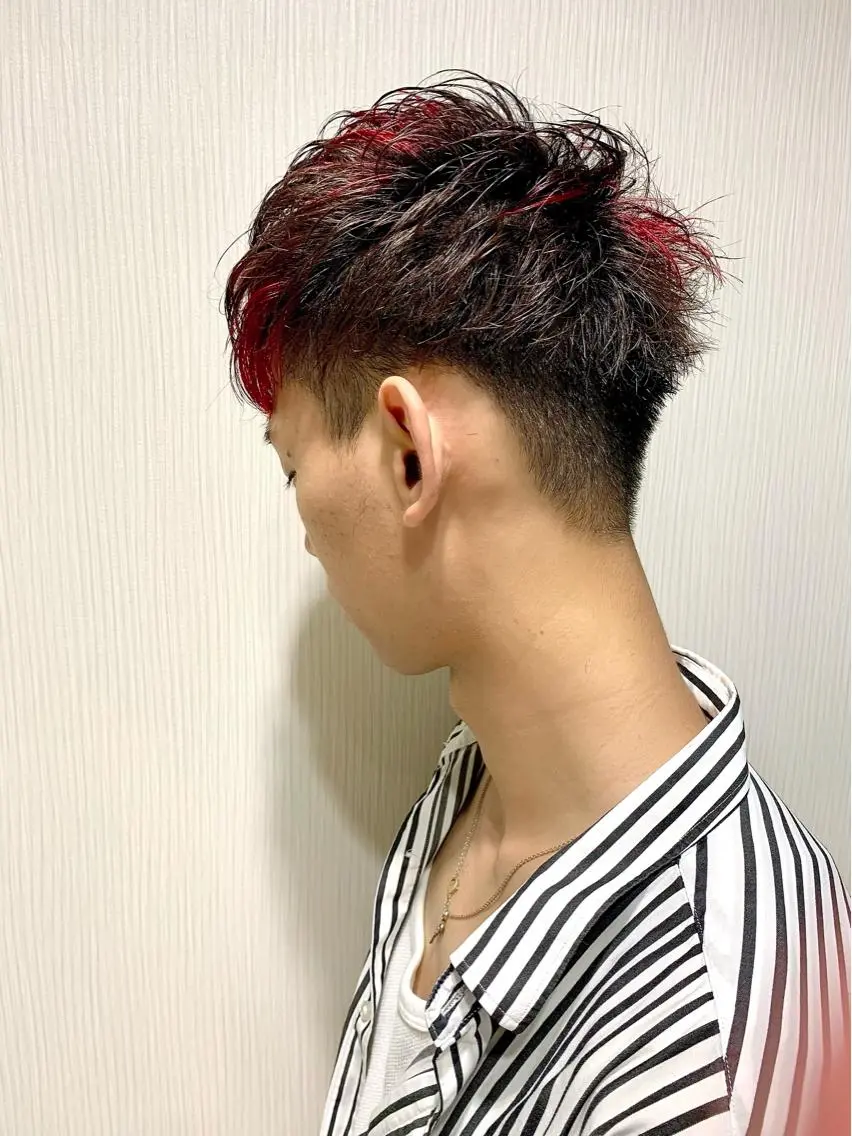 ショート カラー メンズ カット ヘアカラー 水戸内原🐜 メンズ郡司裕紀のヘアスタイル