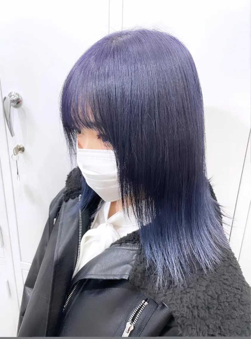 カラー ヘアカラー トリートメント 色落ち綺麗透明感カラ /ボブ/ナカツヒカルのヘアスタイル