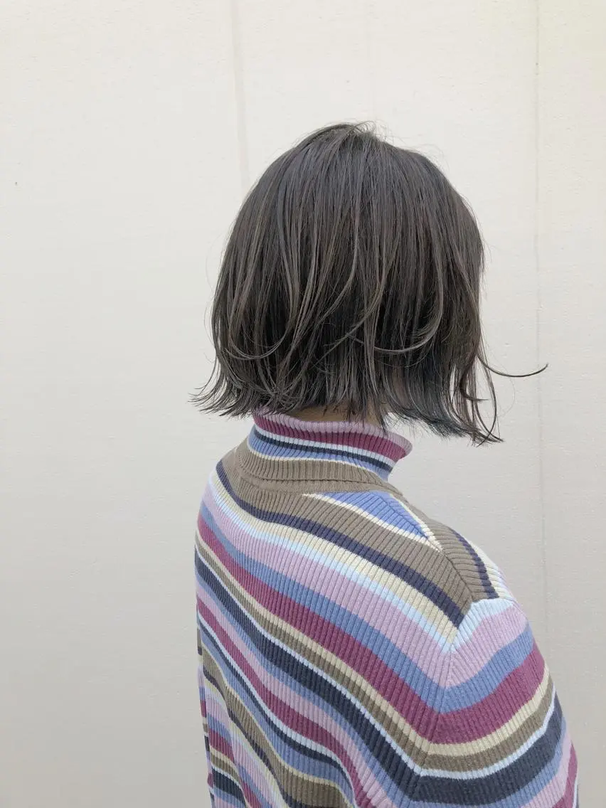 ショート カラー ノグチ ユウキ/ボブのヘアスタイル
