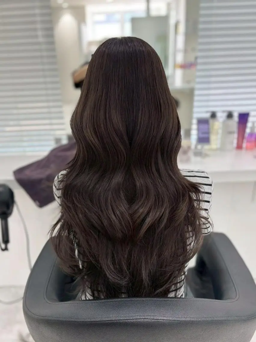 カラー ヘアカラー トリートメント トレンドベージュ🤎 韓国風/横浜🏹のヘアスタイル