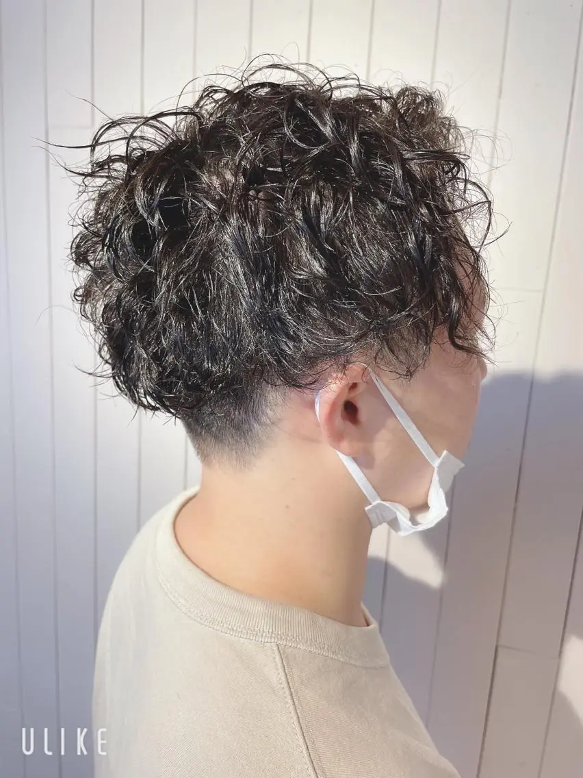 パーマ メンズ メンズパーマ ツイストスパイラルパーマ スパイラルパーマ カット パーマ ❣️モードケイズ塚口 和田一将のヘアスタイル