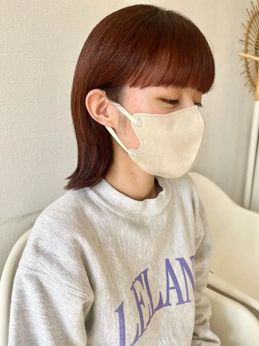 ミディアム カラー カット ヘアカラー トリートメント 🌼sunc HINAMI🌼のヘアスタイル