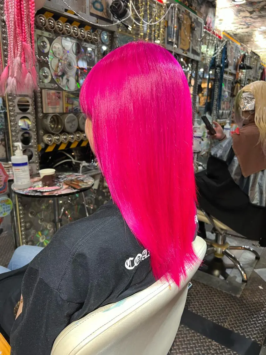 セミロング カラー カット ヘアカラー KOYA コヤのヘアスタイル
