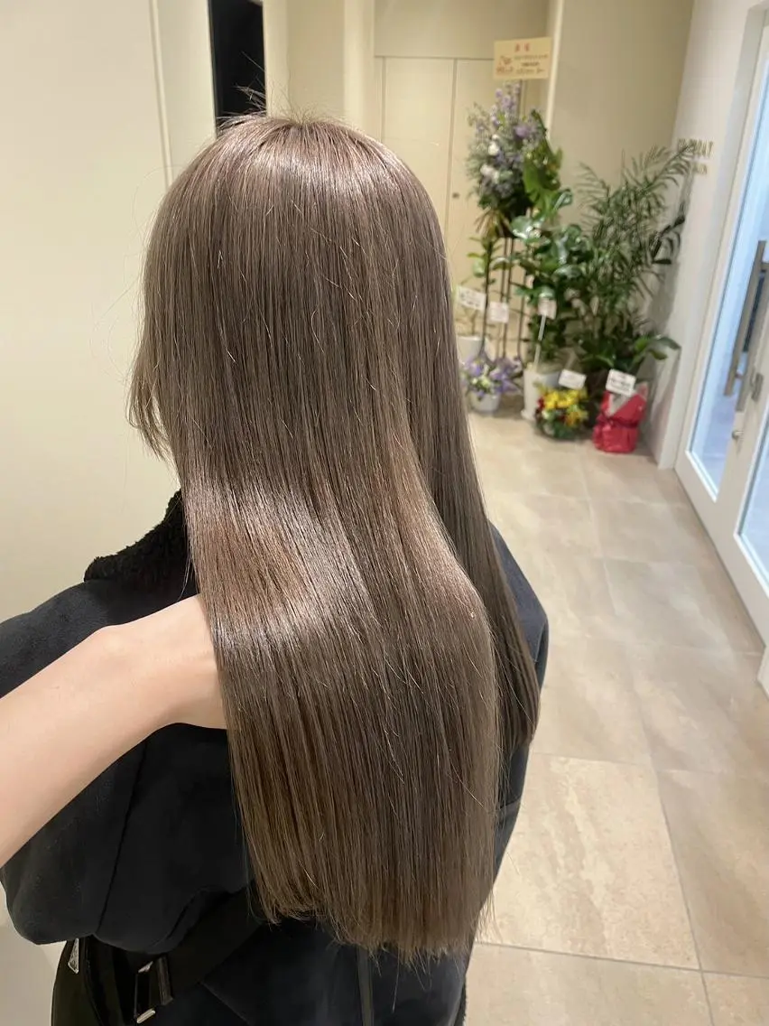 カラー トリートメント 韓国ベージュ🏹 YUTOのヘアスタイル