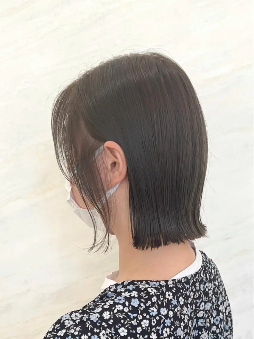 ショート 顔周りカット/透明感 カラー🤍大塚蛍のヘアスタイル