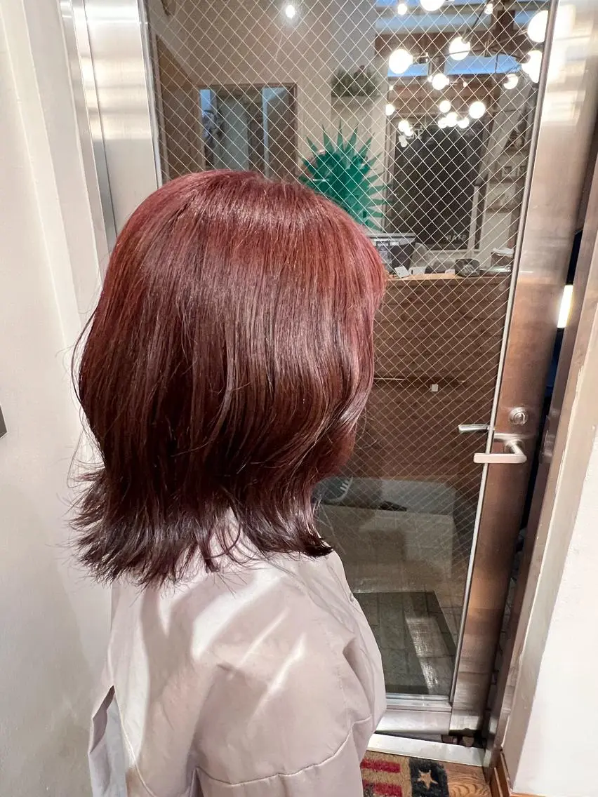 ミディアム カラー GOURIKI jr 🌿‬MIKUのヘアスタイル
