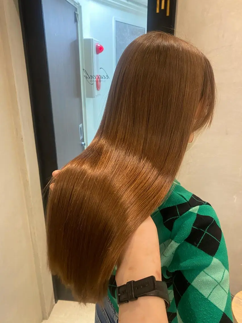 セミロング カット ヘアカラー トリートメント 新宿/顔周りカット +レイヤー=しずく♩のヘアスタイル