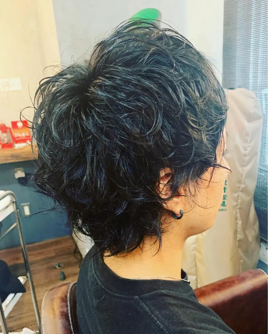 メンズ カット パーマ トリートメント ヘアセット ✨上村 潤平✨メンズヘア✨のヘアスタイル