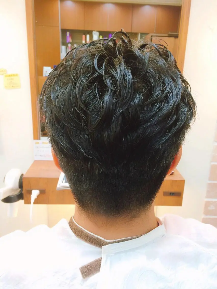 パーマ メンズ ビジネス メンズパーマ 学生（メンズ向け） 学生 大野 まゆのヘアスタイル