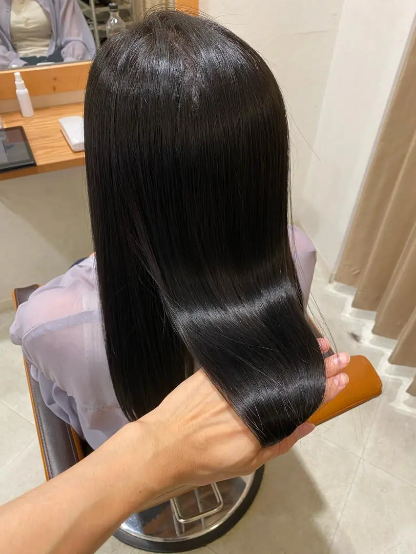 ロング 髪質改善 縮毛矯正 トリートメント ツヤ髪専門美容師 桑原 和誠のヘアスタイル
