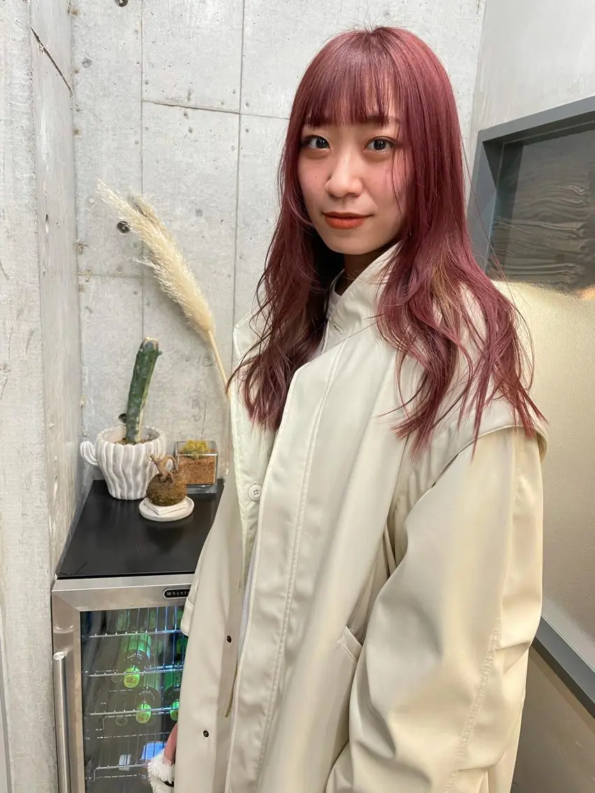 ミディアム カラー カット ヘアカラー トリートメント センスをお届けします 大谷将生infpのヘアスタイル